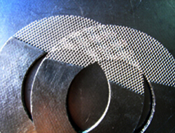 Graphite gasket reinforced with metal mesh Graphite gasket reinforced with metal mesh